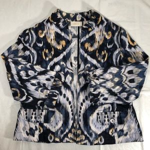 Chico’s Blazer Blue And White